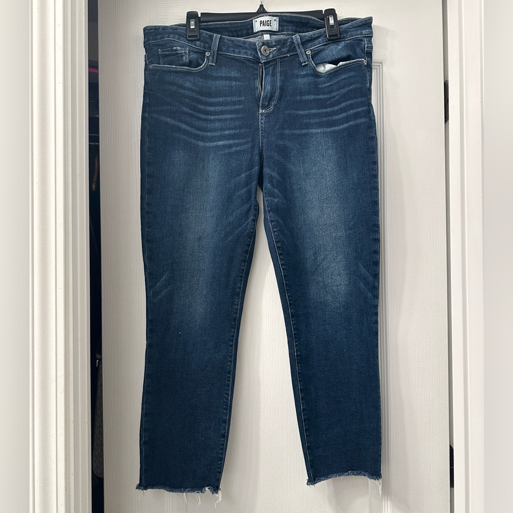 Paige womens cropped jeans